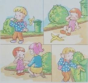 一年級下冊看圖寫話訓(xùn)練-香蕉皮 一年級下冊看圖寫話訓(xùn)練-香蕉皮